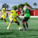 Shot from Medeama (yellow)- Basake Holy Stars game Photo Courtesy: Medeama