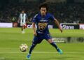 Adalberto Carrasquilla, #28 of Pumas, controls the ball during the second leg of the semifinals of the 2026 Liga BBVA MX Clausura Tournament between Pumas UNAM and Pachuca in Mexico City, Mexico, on May 17, 2026. The match ends with a score of Pumas 1-0 Pachuca. (Photo by Jose Luis Torales/NurPhoto via Getty Images)