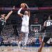 Shai Gilgeous-Alexander #2 of the Oklahoma City Thunder shoots the ball during the game against the San Antonio Spurs during Game Five of the NBA Western Conference Finals (Photo by Joe Murphy/NBAE via Getty Images)