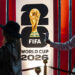People take selfie with the original FIFA World Cup Trophy during the Special Trophy Tour on January 13, 2026 in Guwahati, India. Ahead of the FIFA World Cup 2026, which is scheduled to kick off on June 11, the original FIFA World Cup Trophy arrived in India as part of its official global trophy tour. (Photo by David Talukdar/Anadolu via Getty Images)