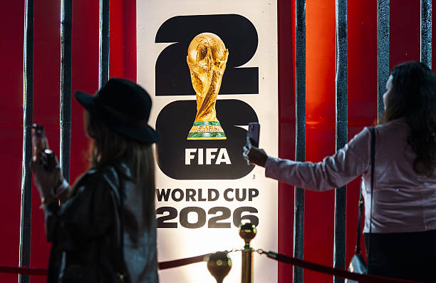 People take selfie with the original FIFA World Cup Trophy during the Special Trophy Tour on January 13, 2026 in Guwahati, India. Ahead of the FIFA World Cup 2026, which is scheduled to kick off on June 11, the original FIFA World Cup Trophy arrived in India as part of its official global trophy tour. (Photo by David Talukdar/Anadolu via Getty Images)