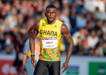 Ghana's 200m sprinter Joseph Paul Amoah. Photo by Tim Clayton/Corbis via Getty Images