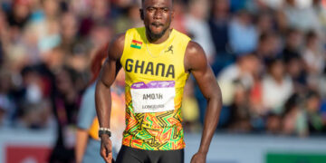 Ghana's 200m sprinter Joseph Paul Amoah. Photo by Tim Clayton/Corbis via Getty Images