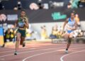 Marlie Viljoen of South Africa competes in the women's 400 metres round 1 during day two of the World Athletics Championships Budapest 2023 at National Athletics Centre on August 20, 2023 in Budapest, Hungary. (Photo by Sam Mellish/Getty Images)