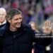 Oliver Glasner manager of Crystal Palace waves fans prior to the UEFA Europa Conference League match between Crystal Palace FC and FC Shakhtar Donetsk (Photo by Gaspafotos/MB Media/Getty Images)