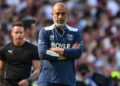 Nuno Espirito Santo, manager of West Ham United, looks on during the Premier League match between West Ham United and Leeds United at the London Stadium in Stratford, United Kingdom, on May 24, 2026. (Photo by Kevin Hodgson/MI News/NurPhoto via Getty Images)