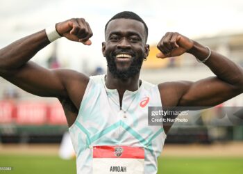 Joseph Amoah of Ghana (Photo by Artur Widak/NurPhoto via Getty Images)