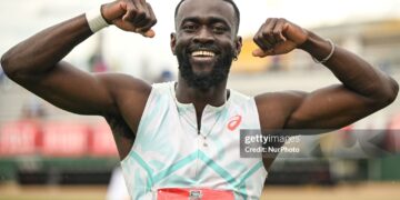 Joseph Amoah of Ghana (Photo by Artur Widak/NurPhoto via Getty Images)