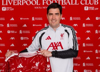 Andoni Iraola after signing with Liverpool