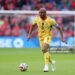 Jordan Ayew of Ghana controls the ball during the international friendly match between Wales and Ghana (Photo by Warren Little/Getty Images)