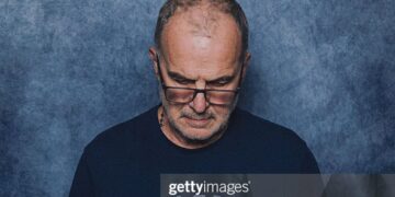 (EDITOR'S NOTE: This image has been digitally altered.) Marcelo Bielsa, Head Coach of Uruguay, poses for a portrait during the official FIFA World Cup 2026 portrait session on June 10, 2026 in Cancun, Mexico. (Photo by Michael Regan - FIFA/FIFA via Getty Images)