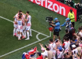 Croatia scoring the second goal. Photo Courtesy: Getty Images