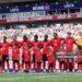 Players of England line up on the pitch prior to the international friendly match between England and New Zealand (Photo by Eddie Keogh - The FA/The FA via Getty Images)