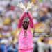 FOXBOROUGH, MASSACHUSETTS - JUNE 23: Benjamin Asare #16 of Ghana applauds fans after the scoreless draw during the FIFA World Cup 2026 Group L match between England and Ghana at Boston Stadium on June 23, 2026 in Foxborough, Massachusetts. (Photo by Justin Setterfield/Getty Images)
