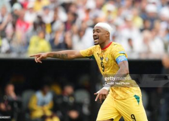 Jordan Ayew (Ghana) gestures during Group L FIFA World Cup 2026, England and Ghana (Photo by Ulrik Pedersen/NurPhoto via Getty Images)