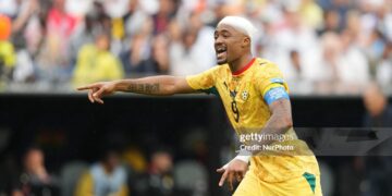 Jordan Ayew (Ghana)  gestures during Group L FIFA World Cup 2026, England and Ghana (Photo by Ulrik Pedersen/NurPhoto via Getty Images)