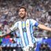 Lionel Messi (Argentina) celebrates his second goal, making the score 2-0. (Photo by Tom Weller/picture alliance via Getty Images)