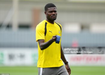 Ghana's Thomas Partey (Photo by Martin Rickett/PA Images via Getty Images)