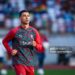 Cristiano Ronaldo of Portugal during the warmups before the International Friendly match between Portugal and Nigeria (Photo by Carlos Rodrigues/Getty Images)
