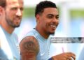 Morgan Rogers #17 of England looks on during a recovery session during the England World Cup 2026 camp (Photo by Eddie Keogh - The FA/The FA via Getty Images)