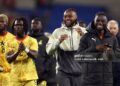 Antoine Semenyo of Ghana acknowledges the fans after the international friendly match between Wales and Ghana (Photo by Catherine Ivill - AMA/Getty Images)