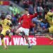 David Brooks of Wales attempts to shoot despite the attentions of Gideon Mensah (l) and Jerome Opoku of Ghana during the international friendly match between Wales and Ghana (Photo by Ryan Hiscott/Getty Images)
