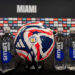 A close up of adidas FIFA Club World Cup 2025 Soccer Ball and bottle of water, Glaceau Smartwater at press conference at Hard Rock Stadium on June 13, 2025 in Miami Gardens, Florida. Photo by Sebastian Frej/Getty Images