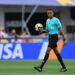 Referee Omar Artan holds the match ball during the FIFA U-20 World Cup Chile 2025 third place match between Colombia and France at Estadio Nacional Julio Martínez Prádanos on October 18, 2025 in Santiago, Chile. (Photo by Buda Mendes - FIFA/FIFA via Getty Images)