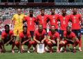 Players of England pose for a team photo prior to the international friendly match between England and New Zealand at Raymond James Stadium on June 06, 2026 in Tampa, Florida. Photo by Eddie Keogh - The FA/The FA via Getty Images