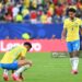 Marquinhos of Brazil looks dejected after the FIFA World Cup 2026 Group C match between Brazil and Morocco (Photo by MB Media/Getty Images)