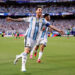 KANSAS CITY, MISSOURI - JUNE 16: Lionel Messi #10 of Argentina celebrates scoring his team's first goal during the FIFA World Cup 2026 Group J match between Argentina and Algeria at Kansas City Stadium on June 16, 2026 in Kansas City, Missouri. (Photo by Charlotte Wilson/Getty Images)