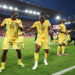 TORONTO, ONTARIO - JUNE 17: Prince Adu #25 and Brandon Thomas-Asante #10 of Ghana celebrate the team's 1-0 victory in the FIFA World Cup 2026 Group L match between Ghana and Panama at Toronto Stadium on June 17, 2026 in Toronto, Ontario. (Photo by Ezra Shaw - FIFA/FIFA via Getty Images)