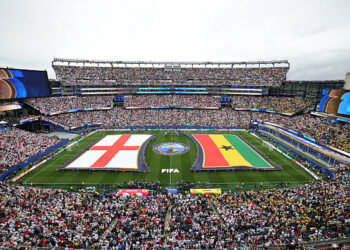 General view before the FIFA World Cup 2026 Group L match between England and Ghana at Boston Stadium on June 23, 2026 in Foxborough, Massachusetts. (Photo by Mattia Ozbot/Getty Images)