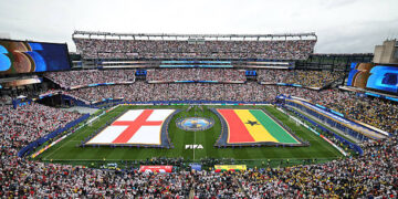 General view before the FIFA World Cup 2026 Group L match between England and Ghana at Boston Stadium on June 23, 2026 in Foxborough, Massachusetts. (Photo by Mattia Ozbot/Getty Images)