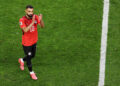 SEATTLE, WASHINGTON - JUNE 26: Mohamed Salah #10 of Egypt reacts as he is substituted during the FIFA World Cup 2026 Group G match between Egypt and IR Iran at Seattle Stadium on June 26, 2026 in Seattle, Washington. (Photo by Stu Forster/Getty Images)