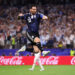 ARLINGTON, TEXAS - JUNE 27: Lionel Messi #10 of Argentina celebrates scoring his team's third goal during the FIFA World Cup 2026 Group J match between Jordan and Argentina at Dallas Stadium on June 27, 2026 in Arlington, Texas. (Photo by Ryan Pierse - FIFA/FIFA via Getty Images)