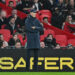 Manager Thomas Tuchel looks on during the FIFA World Cup Group F Qualifying match between England and Serbia at Wembley Stadium in London, England, on November 13, 2025. (Photo by Kevin Hodgson/MI News/NurPhoto via Getty Images)
