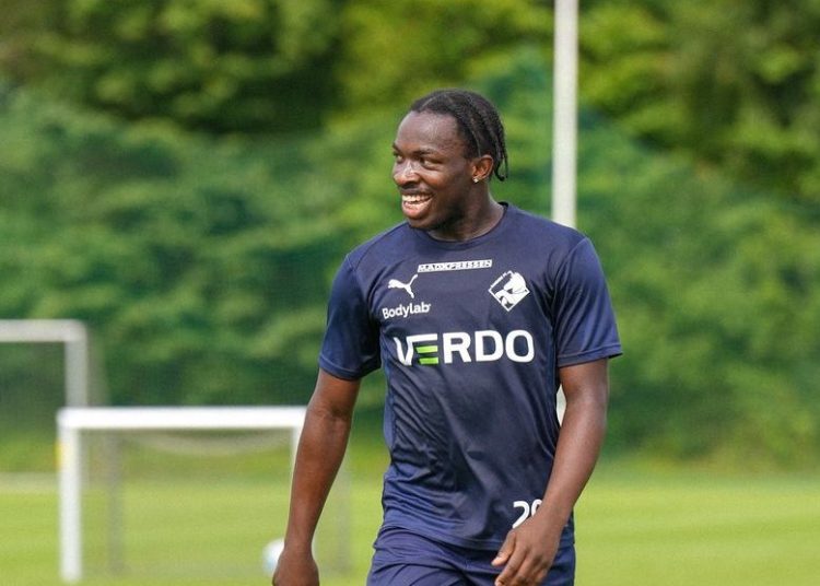 Abdul Hakim Sulemana during his time with Randers