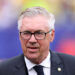 Carlo Ancelotti, Head Coach of Brazil, looks on during the FIFA World Cup 2026 Round of 16 match between Brazil and Norway at New York New Jersey Stadium on July 05, 2026 in East Rutherford, New Jersey. (Photo by Justin Setterfield/Getty Images)