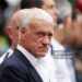 Head Coach, Didier Deschamps of France looks on before the FIFA World Cup 2026 Bronze Final between France and England  (Photo by Luke Hales/Getty Images)