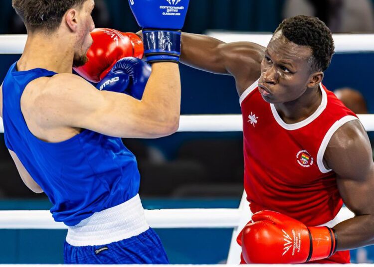 Desmond Pappoe in action