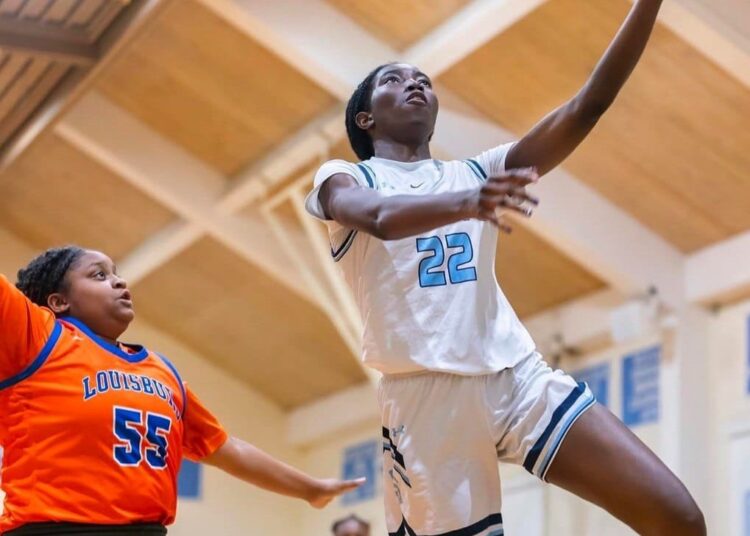 Janelle Gyampoh in action
