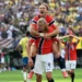 Haaland after scoring the second Goal