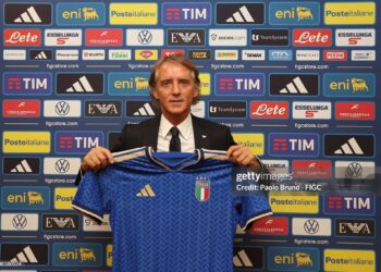 Italy head coach Roberto Mancini (Photo by Paolo Bruno - FIGC/FIGC via Getty Images)