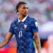 Michael Olise of France looks on during the FIFA World Cup 2026 Round Of 16 match between Paraguay and France at Philadelphia Stadium on July 4, 2026 in Philadelphia, Pennsylvania. (Photo by Richard Sellers/Sportsphoto/Allstar via Getty Images)