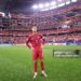 Cristiano Ronaldo #7 of Portugal shows dejection after the team's 0-1 defeat in the FIFA World Cup 2026 Round of 16 match between Portugal and Spain (Photo by Ryan Pierse - FIFA/FIFA via Getty Images)
