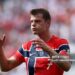 MIAMI GARDENS, FLORIDA - JULY 11: Alexander Sorloth #7 of Norway reacts during the FIFA World Cup 2026 Quarter Final match between Norway and England at Miami Stadium on July 11, 2026 in Miami Gardens, Florida. (Photo by Sebastian Widmann - FIFA/FIFA via Getty Images)