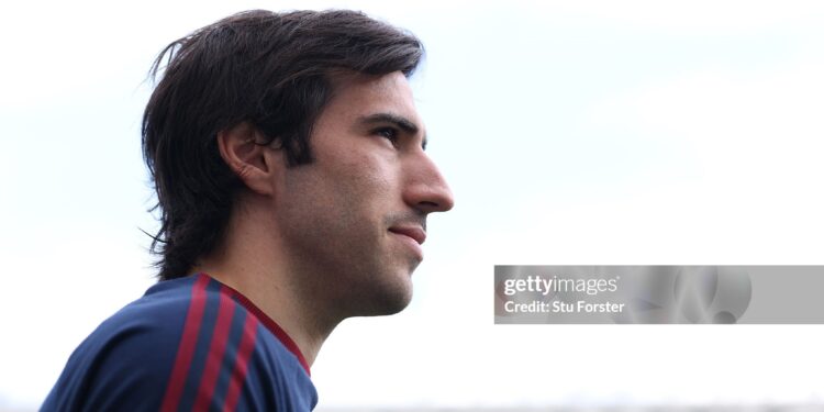 Sandro Tonali of Newcastle United, arrives at the ground prior to the Premier League match between Newcastle United and West Ham United at St James' Park on May 17, 2026 in Newcastle upon Tyne, England. (Photo by Stu Forster/Getty Images)