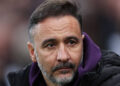 Vitor Pereira, Manager of Nottingham Forest, looks on. (Photo by James Fearn/Getty Images)