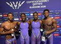 Ghana's 4x100 mixed swimming relay team